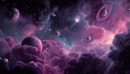 Cosmic clouds and planets