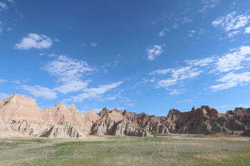 Scenery in the Badlands