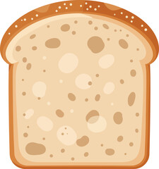 A single slice of freshly baked artisan bread with a golden brown crust and a soft airy interior perfect for breakfast or sandwiches