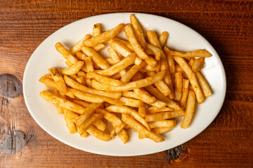 French fries on a plate