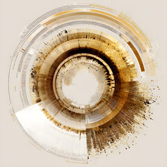 Naklejka premium Circular Data Visualization