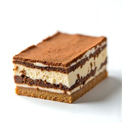 Delicious layered chocolate and vanilla delight