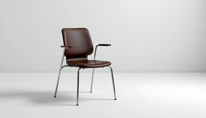 A modern interior space with a minimalist design aesthetic