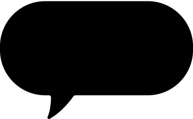 Black Fill speech bubbles. communication concept, Speak bubble text, vector set of flat message bubbles show chat bubble or dialog boxes, Vector Illustration !