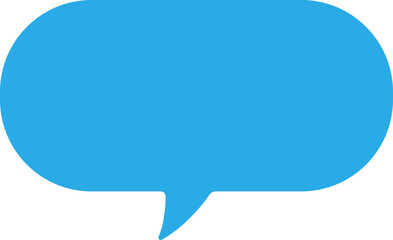 Blue Fill speech bubbles. communication concept, Speak bubble text, vector set of flat message bubbles show chat bubble or dialog boxes, Vector Illustration !