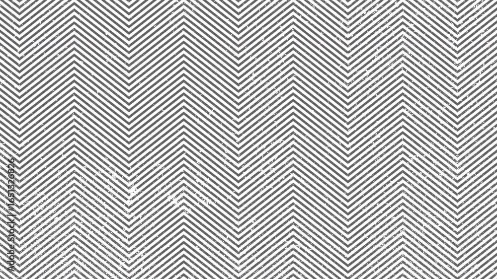 Poster animated monochrome chevron pattern with dynamic grunge texture and film damage effect