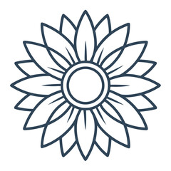 abstract flower vector illustration