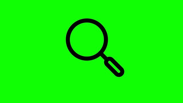 Search icon green screen video