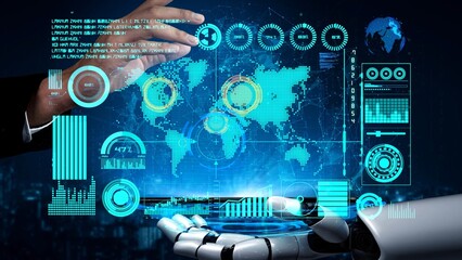 AI enhances network connection visualization with real-time digital analytics, virtual assistant tools, and artificial intelligence for global communication insights. Thunk