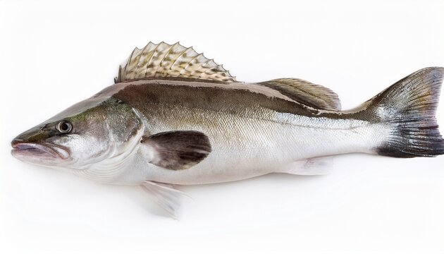 murray cod fish isolated on white