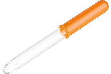 Pipette or medicine dropper, transparent background