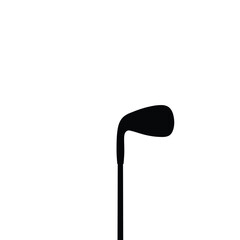 Black golf club wedge sport equipment
