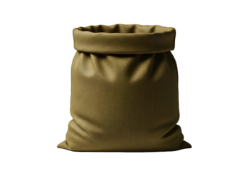 Minimalist olive green drawstring bag on black background for casual use