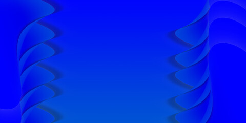 Abstract background in blue gradient wave lines