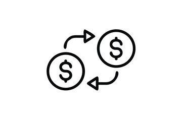 icon button vector symbol sign web business money art vector design