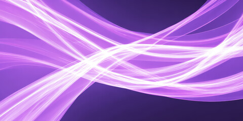 Abstract digital design, vibrant purple swirling lines, modern energetic theme, suitable for backgrounds or tech visuals.