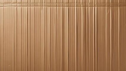 Textured Brown Cardboard Surface with Vertical Lines and Striations