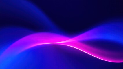 Obraz premium Abstract wave lines pattern dynamic colorful light flowing isolated on black background. concept of music, party, technology, modern. Abstract flowing wavy lines. Colorful dynamic wave