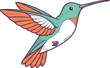 Obraz premium hummingbird flying