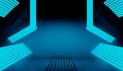 3d illustration rendering of y2k 2000s gaming technology futuristic fantasy metaverse cyberpunk...