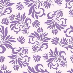 Vintage Floral patterns seamless background border embroidery ethnic batik retro. Flower motifs paisley batik. Brown silhouette watercolour flowers ikat design hand drawn. Vector illustration. 