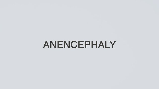 Anencephaly diagnosed with a hand holding a stethoscope on a white background, highlighting neurological health, medical assessment, patient care, and clinical evaluation