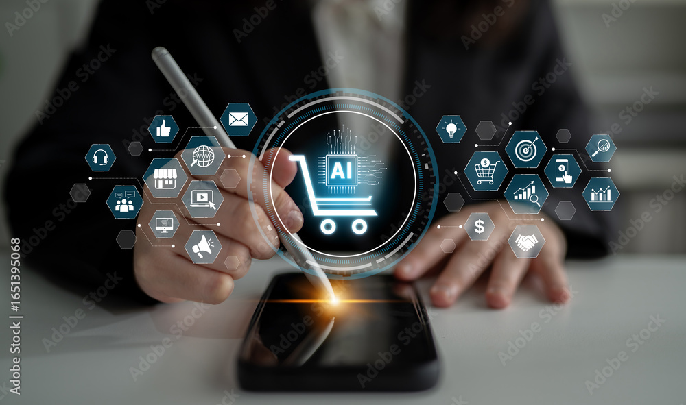 Poster ai transforms ecommerce by enabling smart product recommendations, ai automated shopping decisions, 