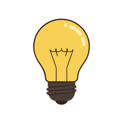 Obraz premium light bulb vector illustration