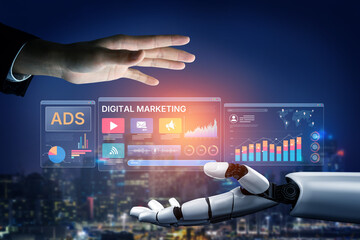 AI drives digital marketing and online ads with smart targeting, content automation, and ROI...