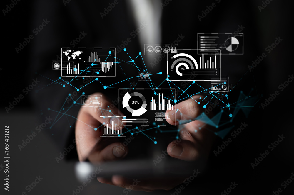 Poster big data and analytics support real-time insights, predictive modeling, and data-driven decisions fo