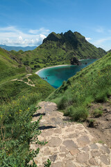 exotic volcanic landscape