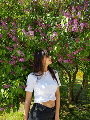 girl in the garden