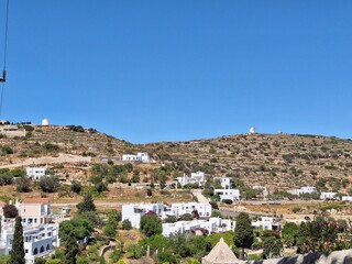 Obraz premium Village of Lefkes in Paros, Greece