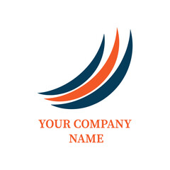 Abstract Wave Business Logo Design – Modern Corporate Branding Template