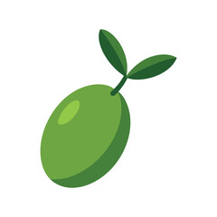 olive isolated on white background