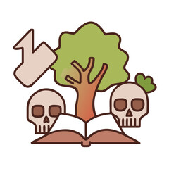 vector illustration of a tree