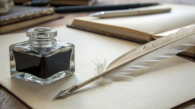 quill and inkwell