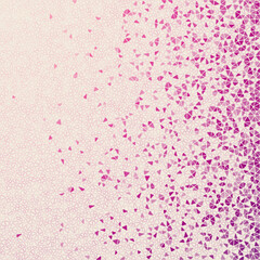 Abstract geometric background. Attractive scattered low poly triangles with colored gradient. Appealing vector illustration.