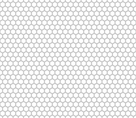 Honeycomb mosaic hexagons background. Hexagon mosaic pattern. Hexagon shapes. Seamless tileable vector illustration.