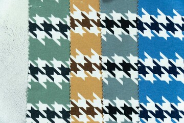 Fabric with variant textures and varian color photography textile pattern motif knit