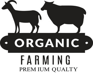 farm animals sign vector