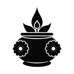 Vector art of black ink splash or splatter isolated