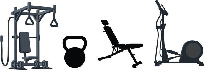 Fototapeta premium Man sitting in ergonomic office chair using smartphone silhouette