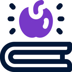 book duotone icon. Sleek and modern vector icon for websites, mobile apps, marketing materials, and corporate design. Fully scalable and ready to use.