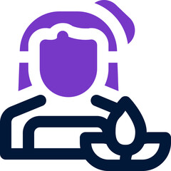 spa duotone icon. Sleek and modern vector icon for websites, mobile apps, marketing materials, and corporate design. Fully scalable and ready to use.