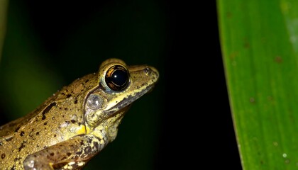 Obraz premium Close-up of a small frog.
