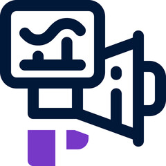 marketing duotone icon. Sleek and modern vector icon for websites, mobile apps, marketing materials, and corporate design. Fully scalable and ready to use.