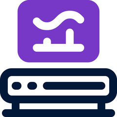 server duotone icon. Sleek and modern vector icon for websites, mobile apps, marketing materials, and corporate design. Fully scalable and ready to use.