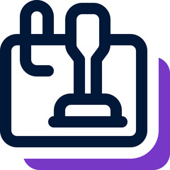 checked duotone icon. Sleek and modern vector icon for websites, mobile apps, marketing materials, and corporate design. Fully scalable and ready to use.