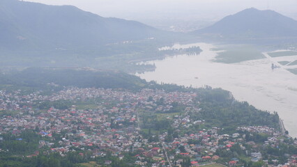 Nishat 4 chinar trek and the view of dal lake